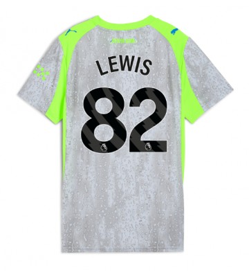 Manchester City Rico Lewis #82 Tredjetröja Dam 2025-26 Kortärmad